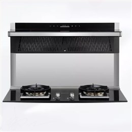 卡梦帝 分体式集成灶 Y18-1 烟机：900mm宽； 灶具开孔：690mm*485mm 玻璃面板 黑色