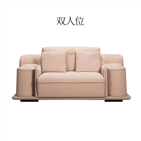 嘉诺 1+2+4组合沙发 极简 接触面为进口磨砂皮,非接触面为仿皮+俄罗斯进口落叶松+进口9cm橡筋带座包靠包羽绒填充
