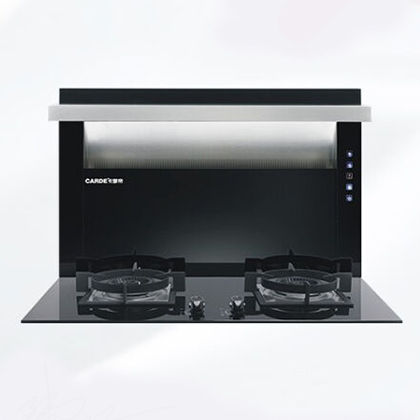 卡梦帝 分体式集成灶 Y800-1 烟机：800mm宽； 灶具开孔：690mm*485mm 玻璃面板 黑色