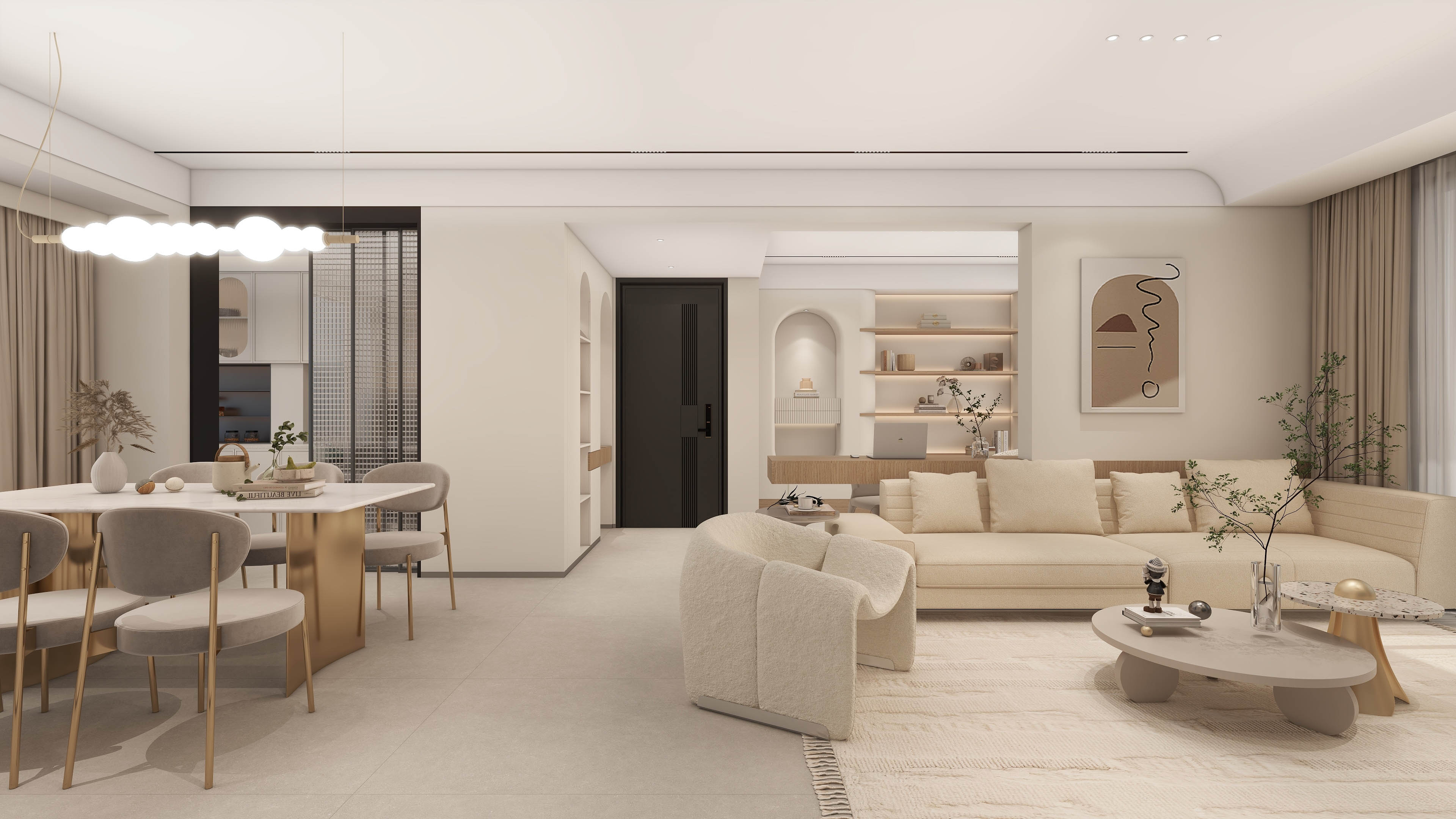 清平华府A座1501效果图制作9